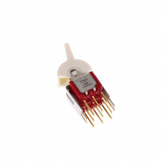7301J2V4BE1 SWITCH ROCKER 3PDT 0.4VA 20V