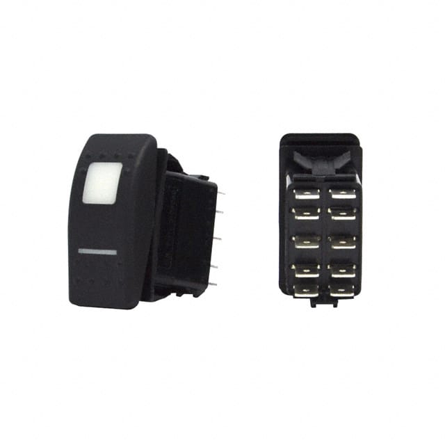 VLD2UHNB-AAC00-000 SWITCH ROCKER DPDT 20A 12V