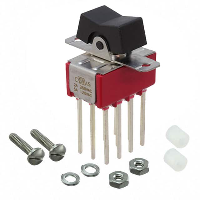 U411J1WQE2 SWITCH ROCKER DP3T 5A 120V