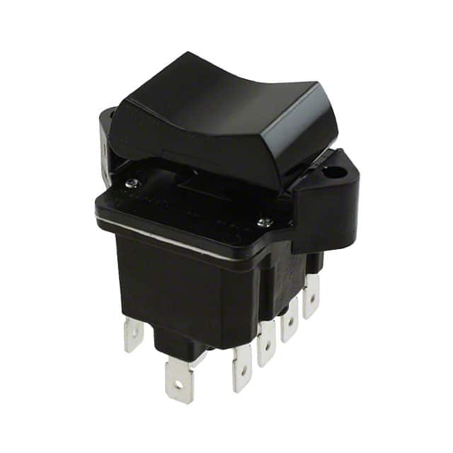 4NR91-70-BK SWITCH ROCKER 4PDT 10A 125V