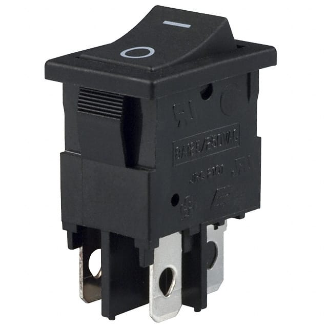 RC1083BBLKBLKGF0 SWITCH ROCKER DPST 8A 125V