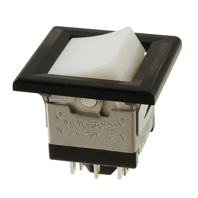 MLW3022-06-RB-2A SWITCH ROCKER DPDT 5A 125V