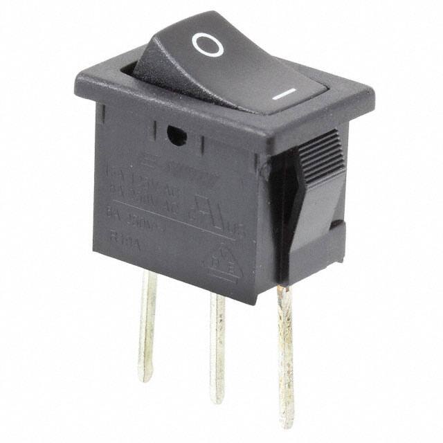 R1966CBLKBLKGP SWITCH ROCKER SPDT 15A 125V