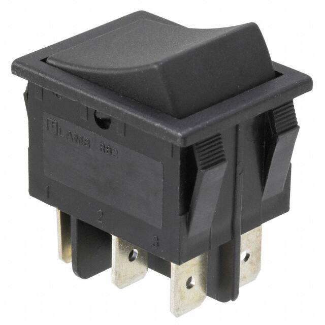 RB24GC1100 SWITCH ROCKER DPDT 16A 125V