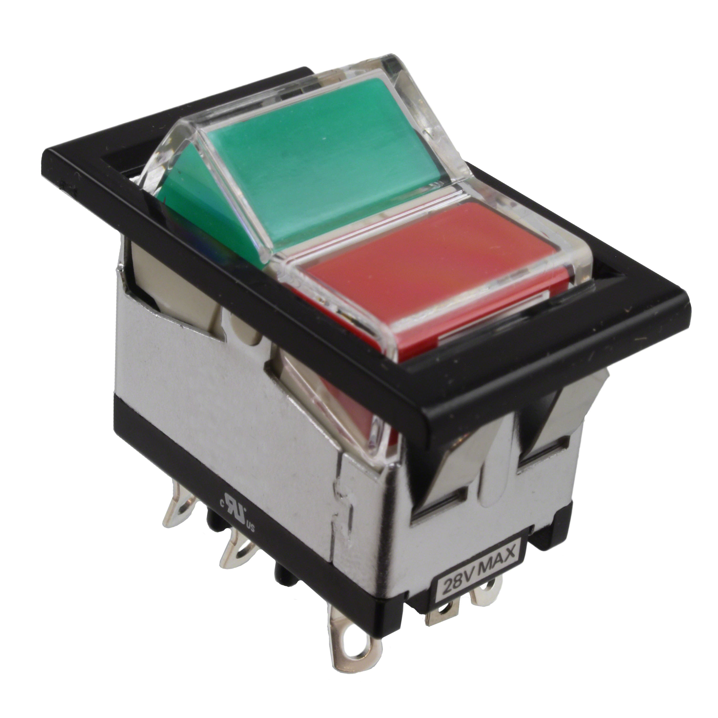 LW3122-K4CF-A SWITCH ROCKER DPDT 10A 125V