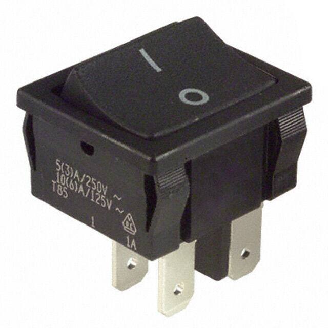D602J12S215PQF SWITCH ROCKER DPST 10A 125V