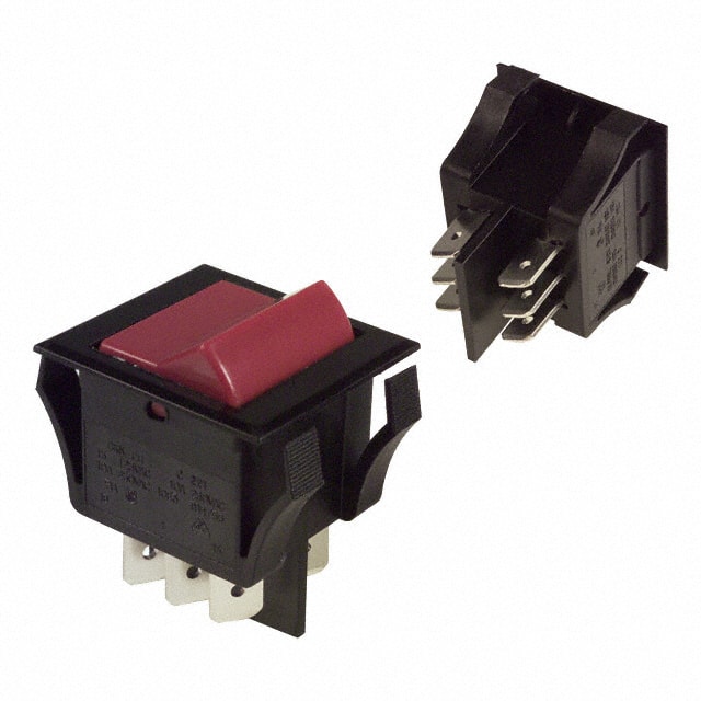 C221J13S205QF SWITCH ROCKER DPDT 15A 125V