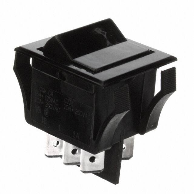 C221J12S205QA SWITCH ROCKER DPDT 15A 125V