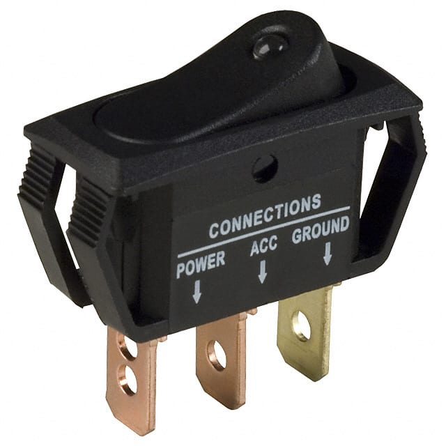 CLS-RR11A12251B SWITCH ROCKER SPST 25A 12V