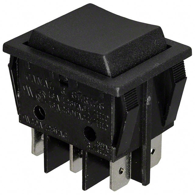 R2601C2NBB SWITCH ROCKER DPDT 20A 125V