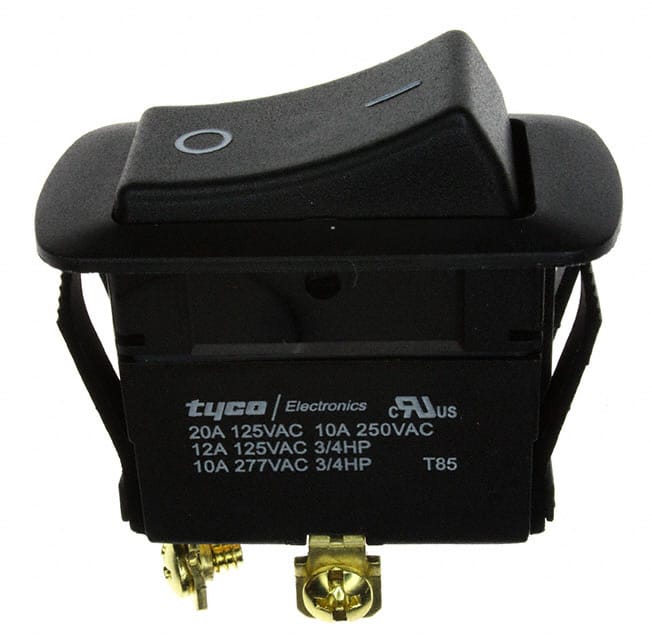 1-1571102-0 SWITCH ROCKER DPST 20A 125V