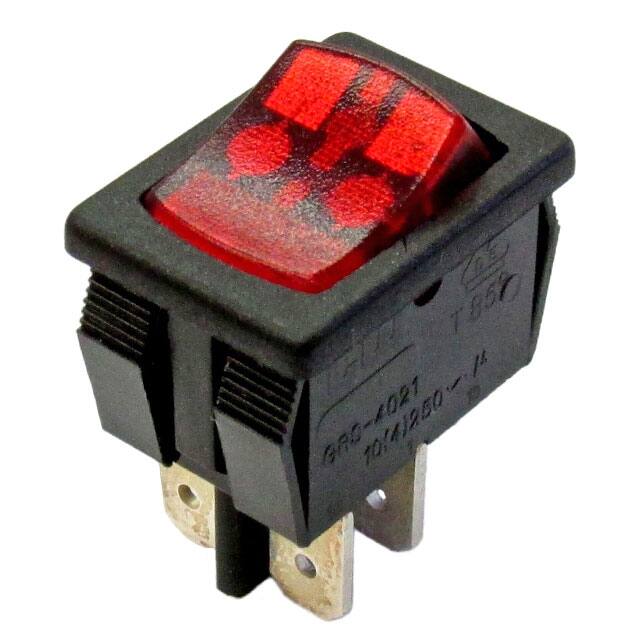 GRL-4021-0007 SWITCH ROCKER DPST 16A 125V