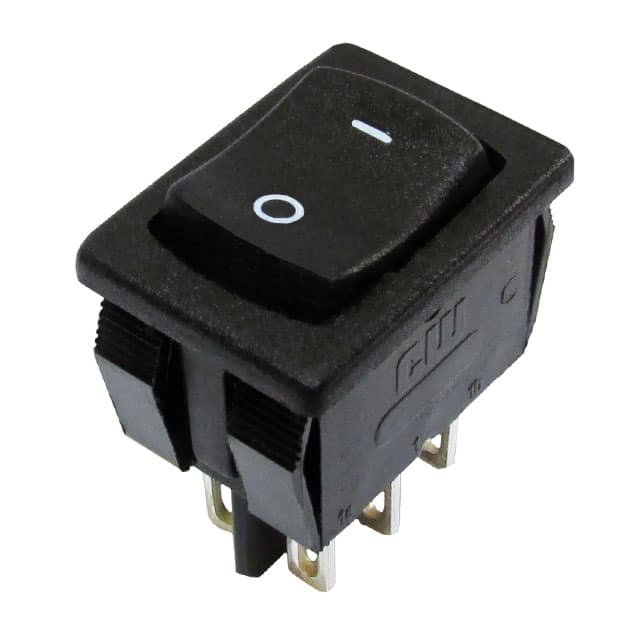 GRS-4023C-0007 SWITCH ROCKER DPDT 13A 125V