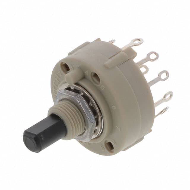 KC25A9.501NLS SWITCH ROTARY 5POS 350MA 125V