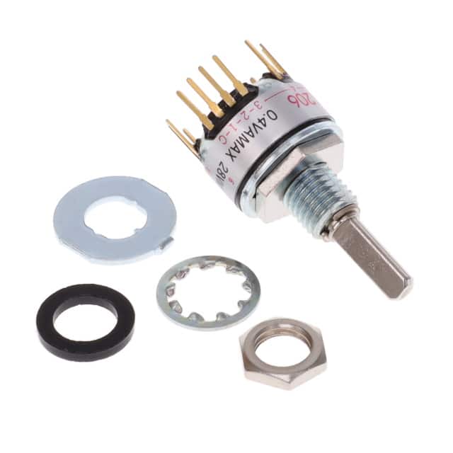 MRK206 SWITCH ROTARY 2-6POS 0.4VA 28V