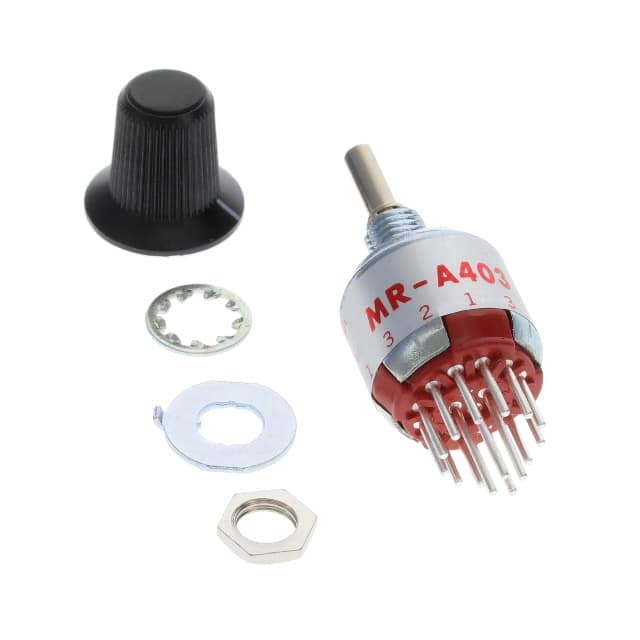 MRA403-BA SWITCH ROTARY 2-3POS 250MA 125V