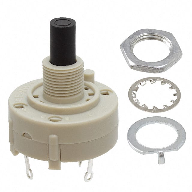 KC56B10.002NLS SWITCH ROTARY 3POS 350MA 125V
