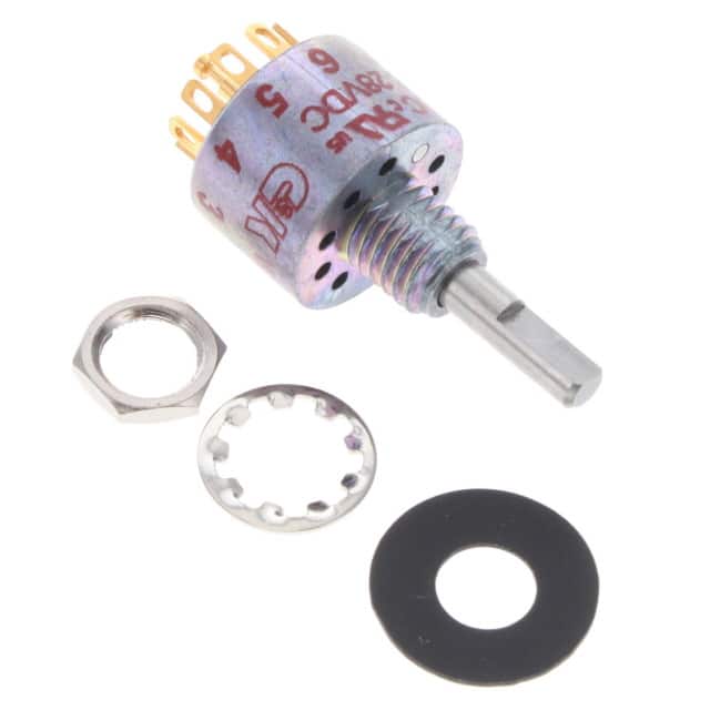 MA06S1NZGF SWITCH ROTARY 6POS 250MA 125V