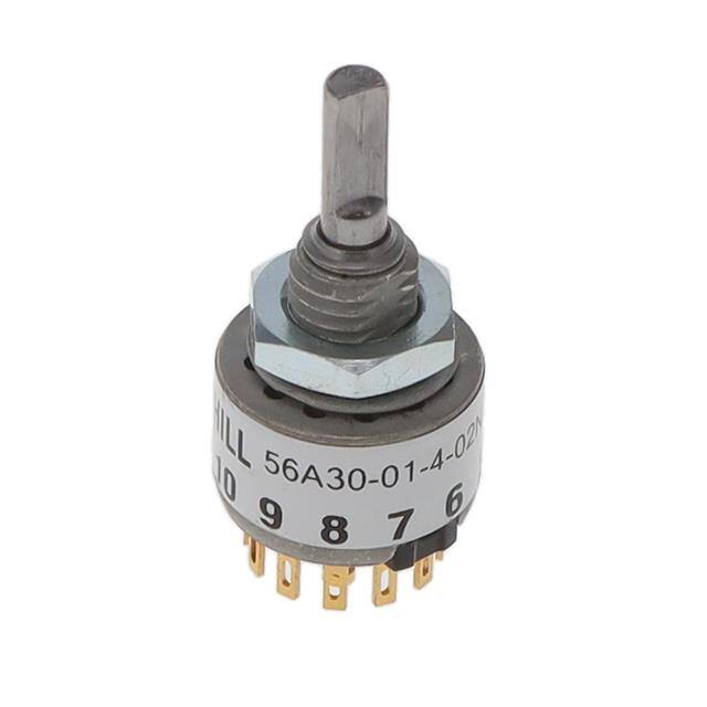 56A30-01-4-02N SWITCH ROTARY 2POS 200MA 115V