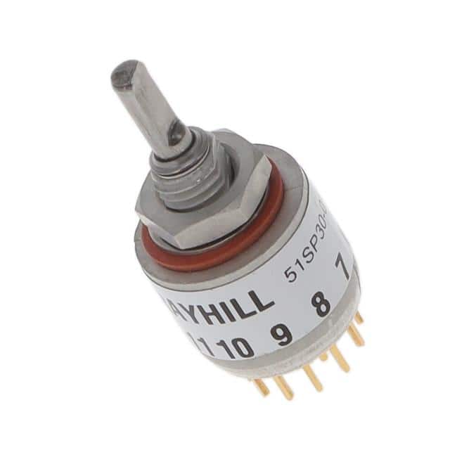 51SP30-01-4-02N SWITCH ROTARY 2POS 150MA 115V