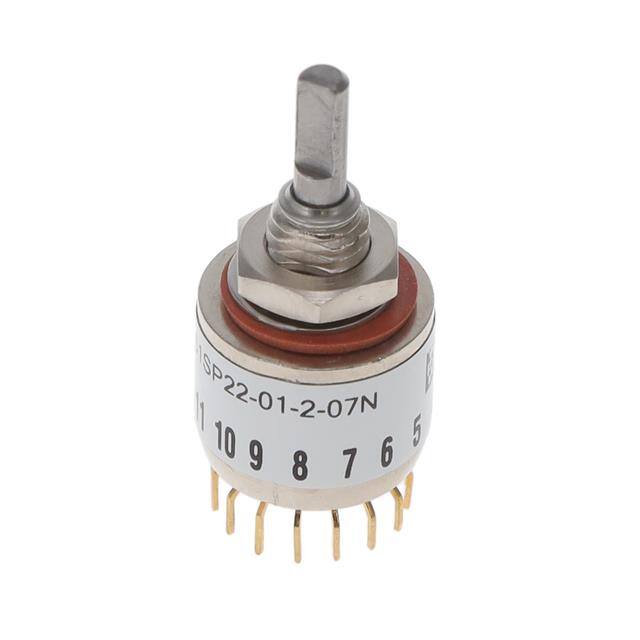 51SP22-01-2-07N SWITCH ROTARY 7POS 150MA 115V