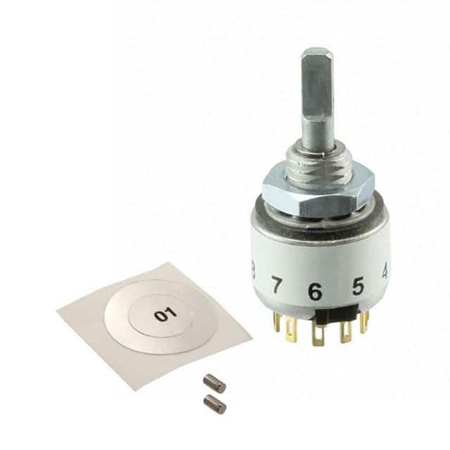 56SD36-01-1-AJN SWITCH ROTARY 2-10POS 200MA 115V