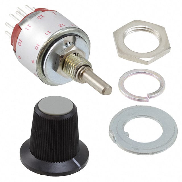 MRA112-CB SWITCH ROTARY 2-12POS 250MA 125V