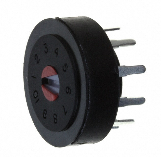 R10015RS02Q SWITCH ROTARY 10POS 5A 125V