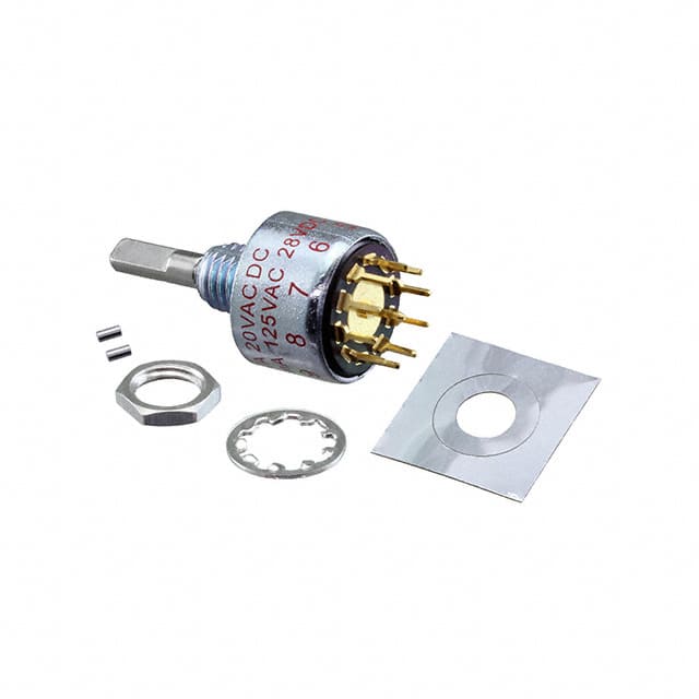 MA00L1NCGF SWITCH ROTARY 10POS 250MA 125V