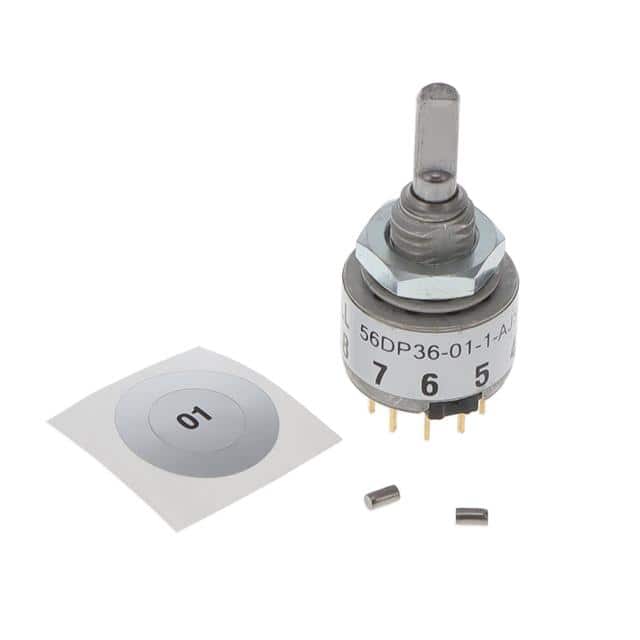 56DP36-01-1-AJS SWITCH ROTARY 2-10POS 200MA 115V