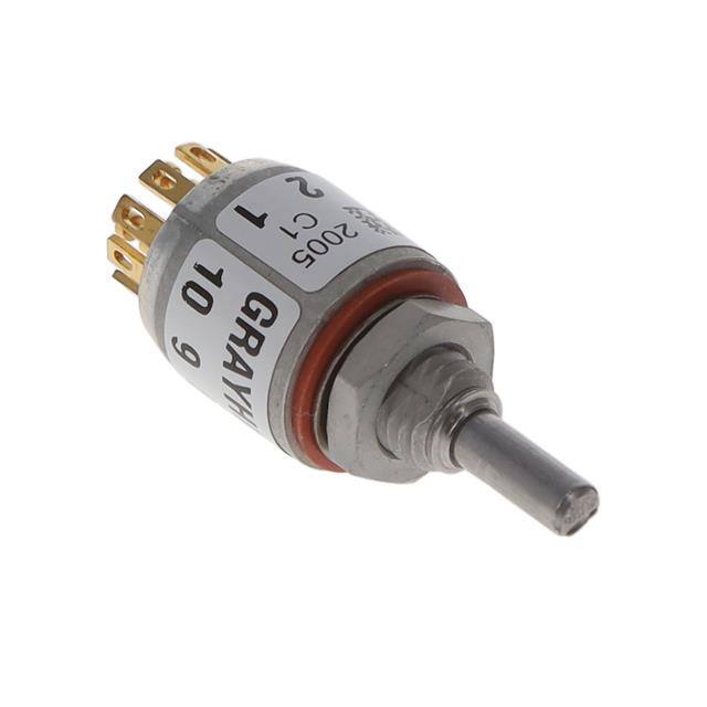 50M36-01-2-02N SWITCH ROTARY MILITARY, 36 DEG 1