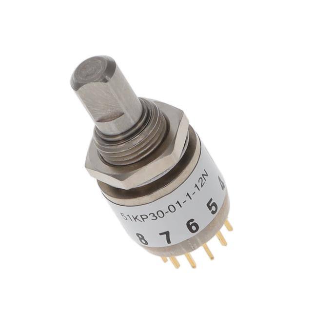 51KP30-01-1-12N SWITCH ROTARY 12POS 150MA 115V