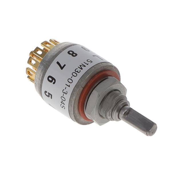 51M30-01-3-04S SWITCH ROTARY MILITARY, 30 DEG 1