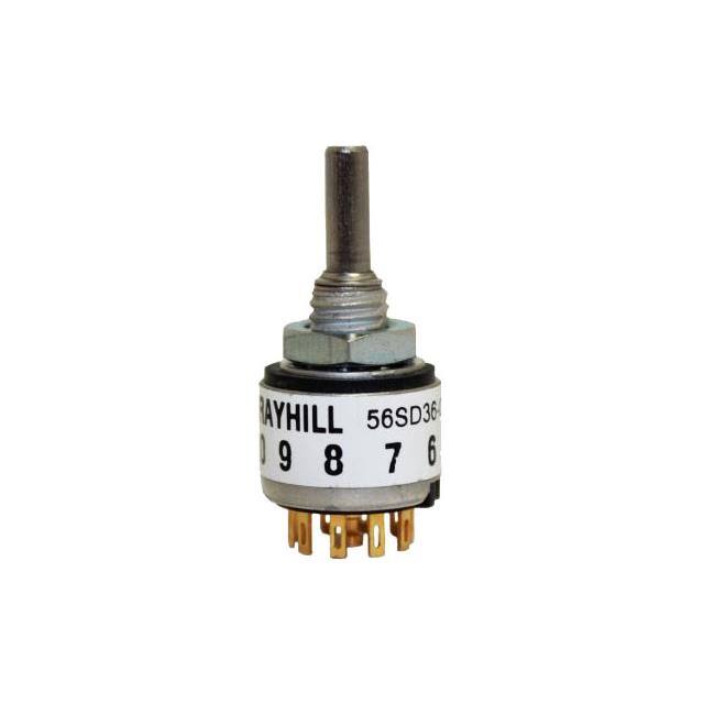 56BP36-01-1-07S SWITCH ROTARY 7POS 200MA 115V