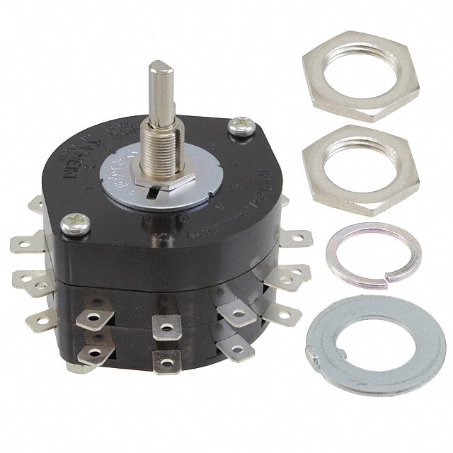 HS16-2SN SWITCH ROTARY 2-11POS 12A 125V