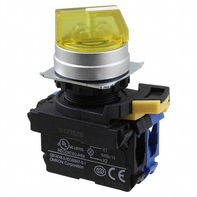 A22NW-2MM-TYA-G100-YC SWITCH SELECT 2POS SPST-NO 10A