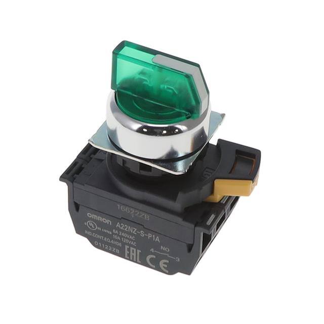 A22NW-3RM-TGA-P101-GD PSHINMETAL BZL TRSPRNTGREEN2NO