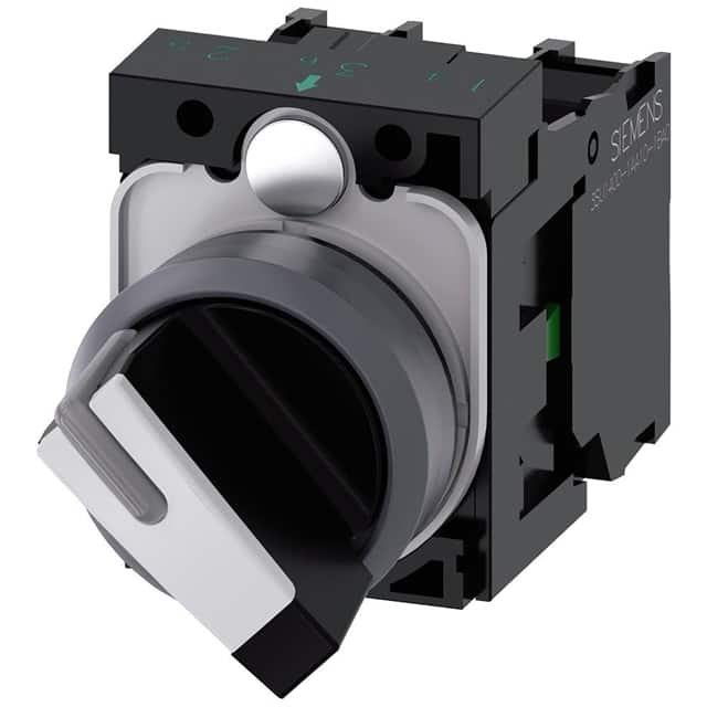 3SU11302BF601MA0 SEL SW, 2POS, MTND, SHORT HANDLE