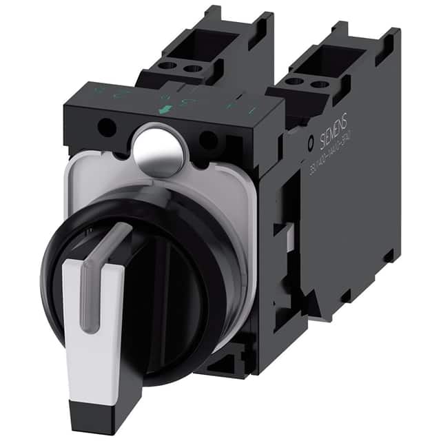 A6X30141632 SELECTOR SWITCH. I-O-II. BLACK.