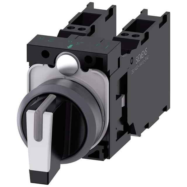 A6X30143379 SELECTOR SWITCH. I-O-II. BLACK.