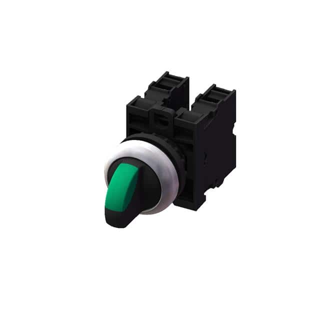 M22S-T32SF02-G SELEC-THUMB-3POS LR RTN-2B-GREEN