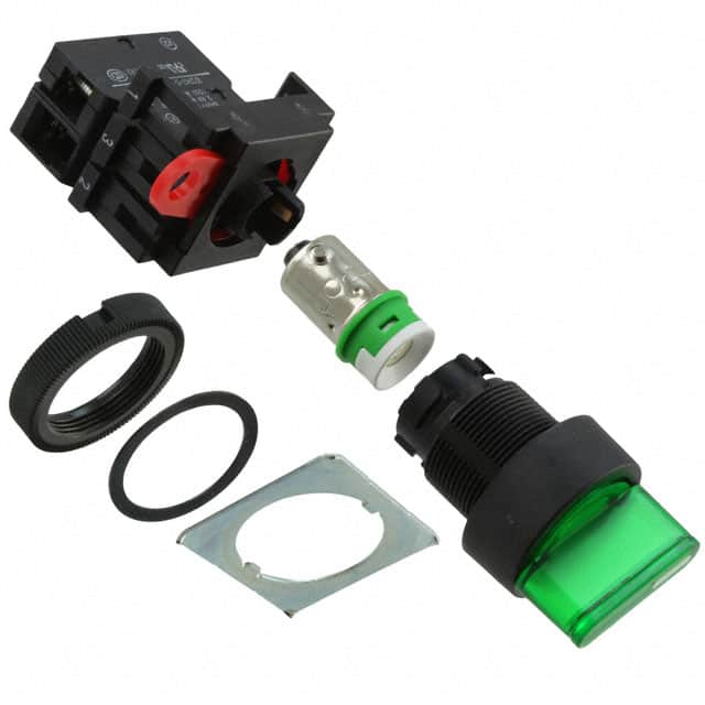 A22W-2MG-24A-10 SWITCH SELECT 2POS SPST-NO 10A