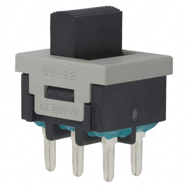 CS22BNW03 SWITCH SLIDE DPDT 3A 125V