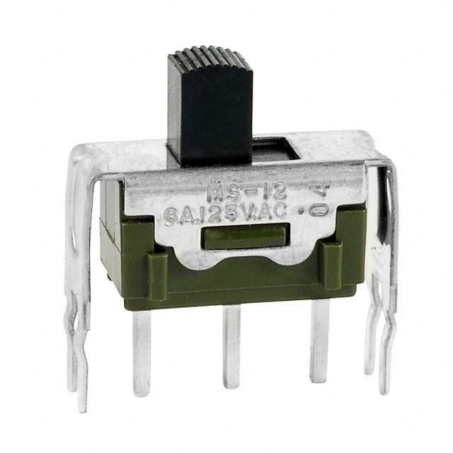 MS12ASW13 SWITCH SLIDE SPDT 6A 125V