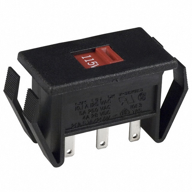 V80212S205Q SWITCH SLIDE DPDT 10A 125V