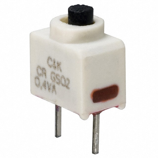 GS02MCBE SWITCH SLIDE SPST 0.4VA 20V