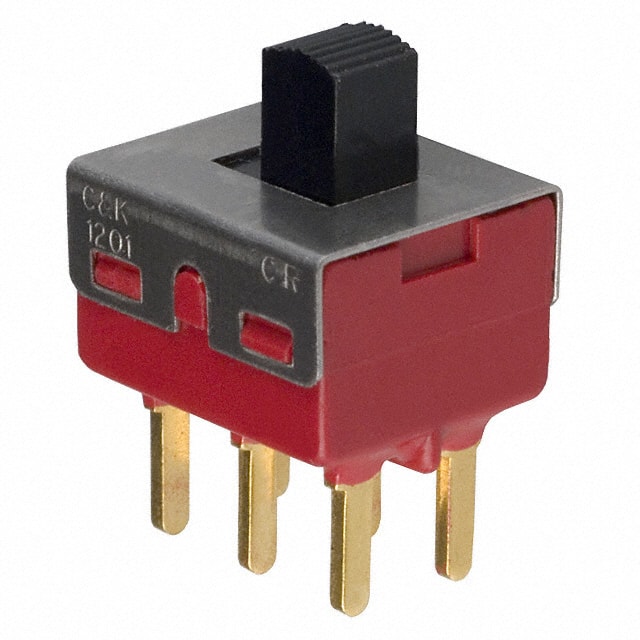 1201M2S3CBE2 SWITCH SLIDE DPDT 0.4VA 20V