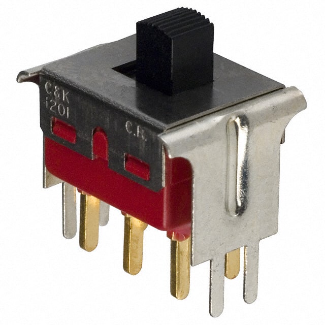 1203M2S3V3BE2 SWITCH SLIDE DPDT 0.4VA 20V