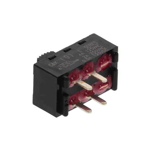L201011MS02QE SWITCH SLIDE DPST 4A 125V