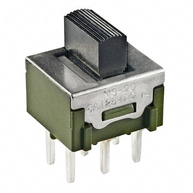 MS20BNW03 SWITCH SLIDE SP3T 6A 125V